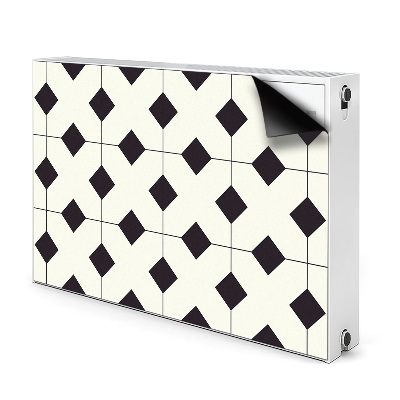 Magnetic radiator mat Geometric pattern