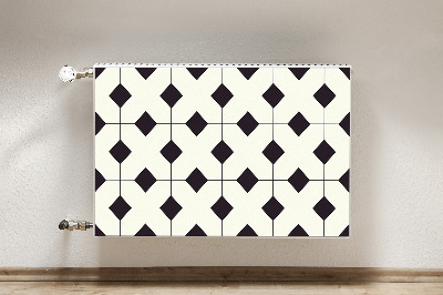 Magnetic radiator mat Geometric pattern