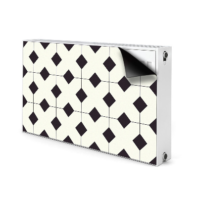 Magnetic radiator mat Geometric pattern