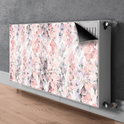 Printed radiator mat Painted flowers