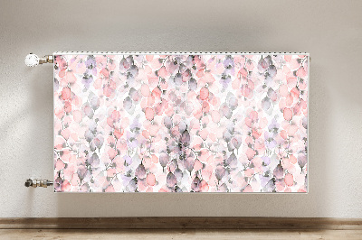 Printed radiator mat Painted flowers