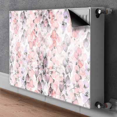 Printed radiator mat Painted flowers