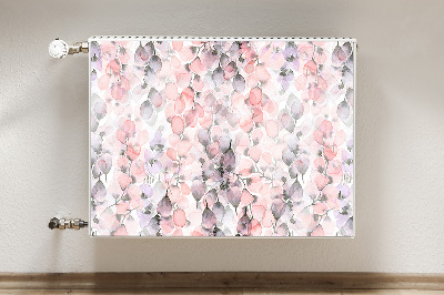 Printed radiator mat Painted flowers