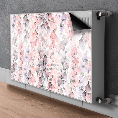 Printed radiator mat Painted flowers