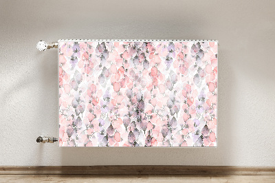 Printed radiator mat Painted flowers