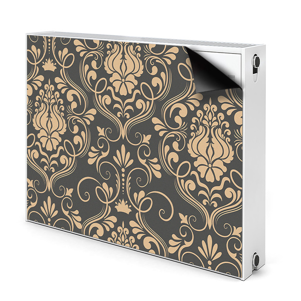 Magnetic radiator mat Golden ornament