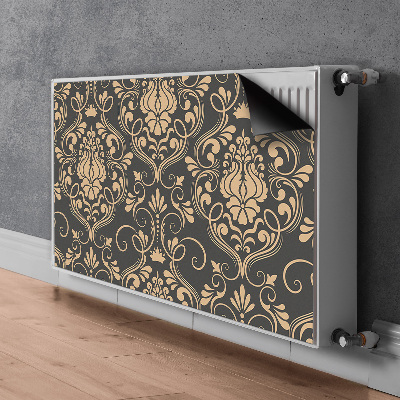 Magnetic radiator mat Golden ornament