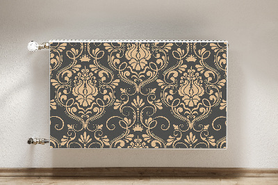 Magnetic radiator mat Golden ornament