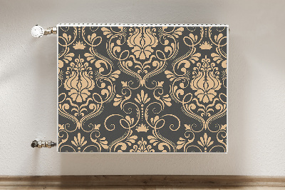 Magnetic radiator mat Golden ornament