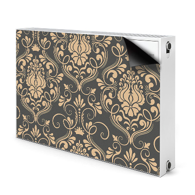 Magnetic radiator mat Golden ornament