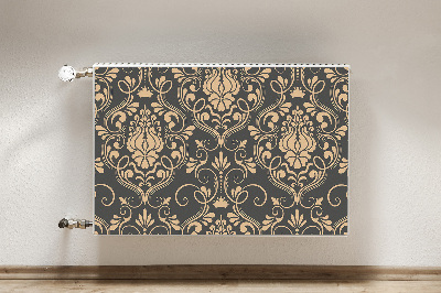 Magnetic radiator mat Golden ornament