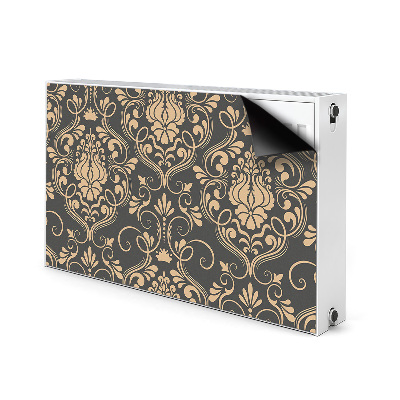 Magnetic radiator mat Golden ornament