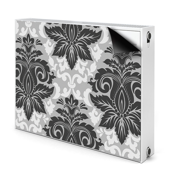 Decorative radiator cover Gray pattern