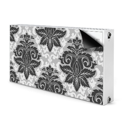 Decorative radiator cover Gray pattern