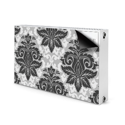 Decorative radiator cover Gray pattern