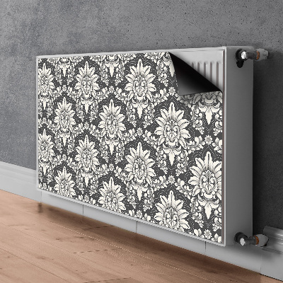 Radiator cover Damascus pattern