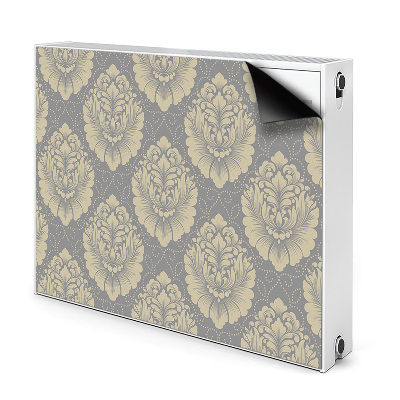 Radiator cover Damask pattern