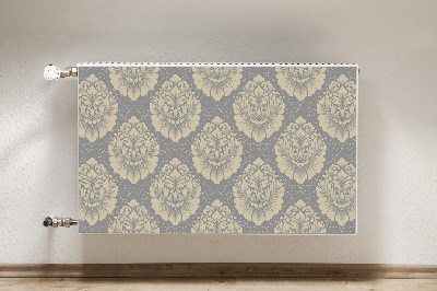 Radiator cover Damask pattern