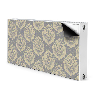 Radiator cover Damask pattern