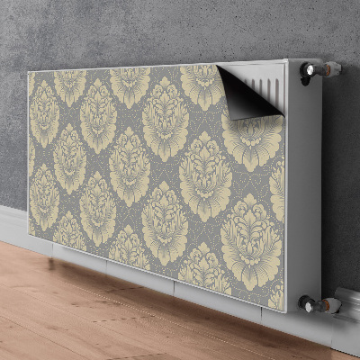 Radiator cover Damask pattern