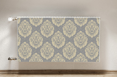 Radiator cover Damask pattern