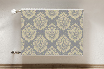 Radiator cover Damask pattern