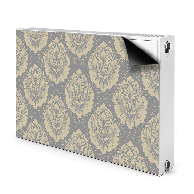 Radiator cover Damask pattern