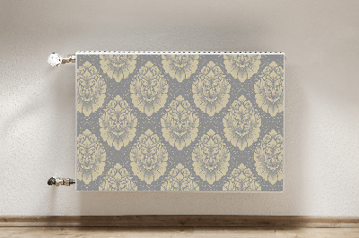 Radiator cover Damask pattern