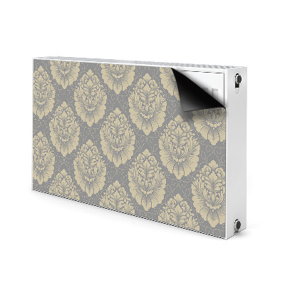 Radiator cover Damask pattern