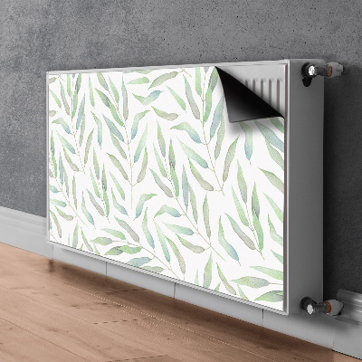 Radiator cover Delicate leaves