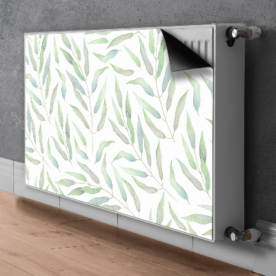 Radiator cover Delicate leaves