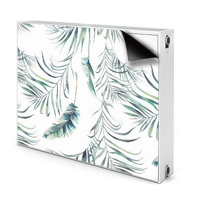 Magnetic radiator cover Leaves like feathers