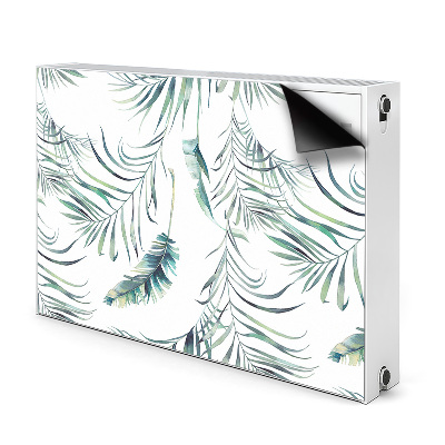 Magnetic radiator cover Leaves like feathers