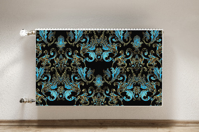 Radiator cover Baroque pattern