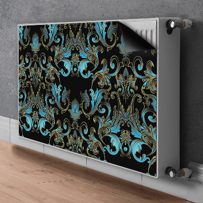 Radiator cover Baroque pattern