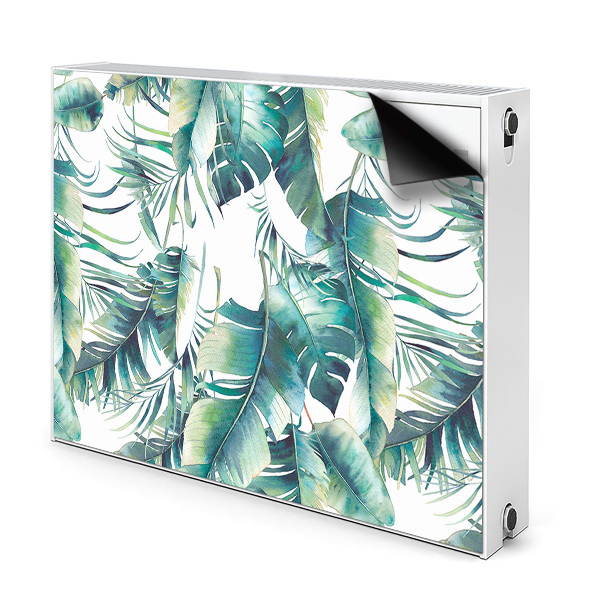 Decorative radiator cover Falling leaves