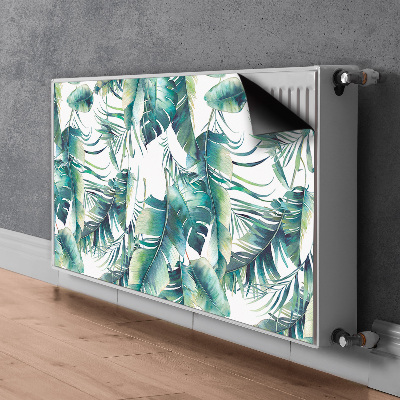 Decorative radiator cover Falling leaves