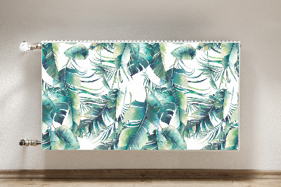 Decorative radiator cover Falling leaves