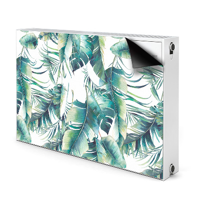 Decorative radiator cover Falling leaves