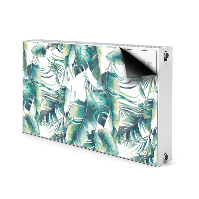 Decorative radiator cover Falling leaves