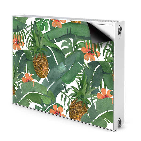 Decorative radiator cover Tropical pineapple