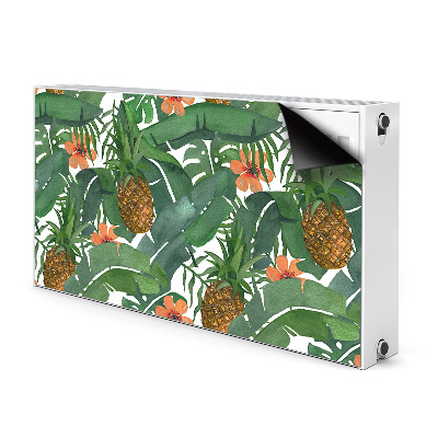 Decorative radiator cover Tropical pineapple