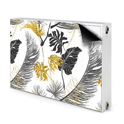 Magnetic radiator mat Golden tropical