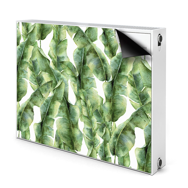 Magnetic radiator mat Exotic leaves