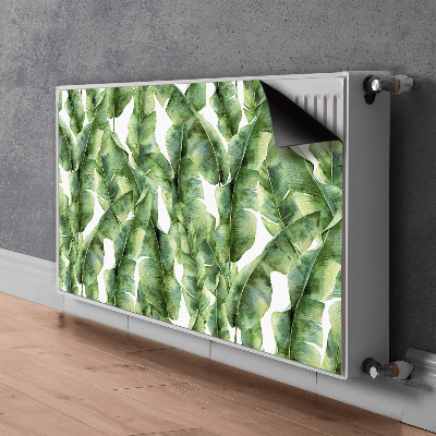 Magnetic radiator mat Exotic leaves