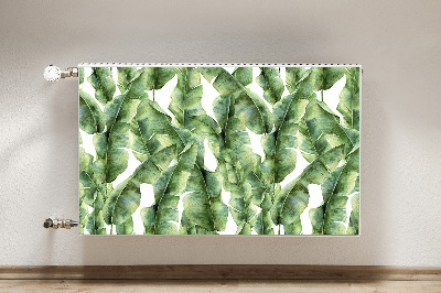 Magnetic radiator mat Exotic leaves