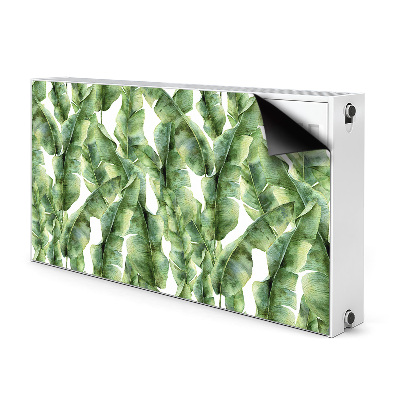 Magnetic radiator mat Exotic leaves