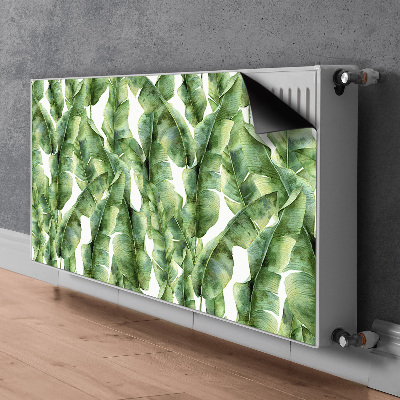 Magnetic radiator mat Exotic leaves