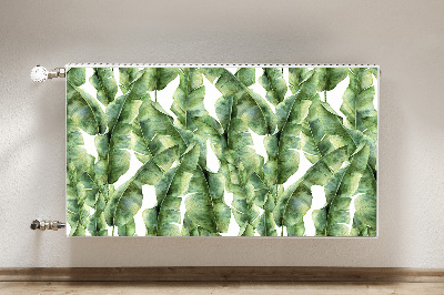 Magnetic radiator mat Exotic leaves