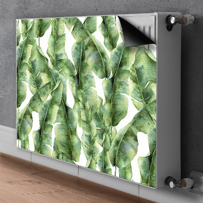 Magnetic radiator mat Exotic leaves